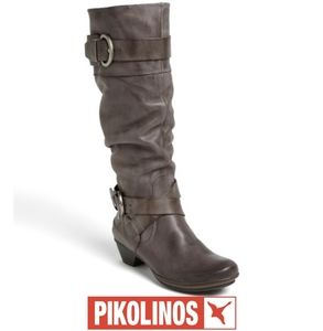 Pikolinos Womens Brujas Tall Driving Shoes Boots sz 41/10.5-11